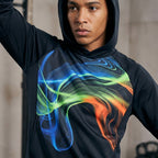 Dynamic Energy Motion Abstract Hoodie