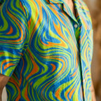 Dynamic Voltage Motion Hawaiian Camp Shirt