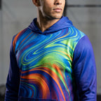 Energy Motion Pulse Abstract Hoodie