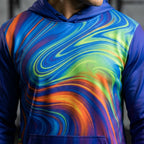 Energy Motion Pulse Abstract Hoodie