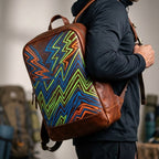 Voltage Stride Motion Leather Backpack